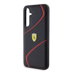 Ferrari PU Carbon Twist Black Kryt Samsung Galaxy S23 Fe