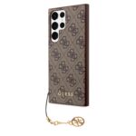 Guess 4G Charms Brown Kryt Samsung Galaxy S24 Ultra