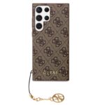 Guess 4G Charms Brown Kryt Samsung Galaxy S24 Ultra