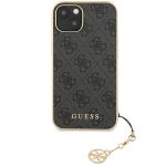 Guess GUHCP14SGF4GGR Grey Hardcase 4G Charms Collection Kryt iPhone 14