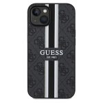 Guess GUHMP15SP4RPSK Black Hardcase 4G Printed Stripes MagSafe Kryt iPhone 15