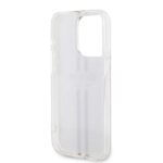 Guess IML 4G Gold Stripe Pink Kryt iPhone 15 Pro
