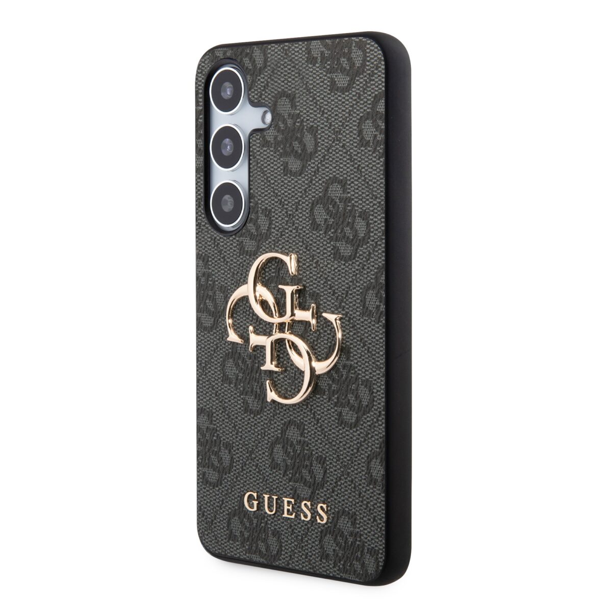 Guess PU 4G Metal Logo Grey Kryt Samsung Galaxy S24