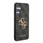 Guess PU 4G Metal Logo Grey Kryt Samsung Galaxy S24
