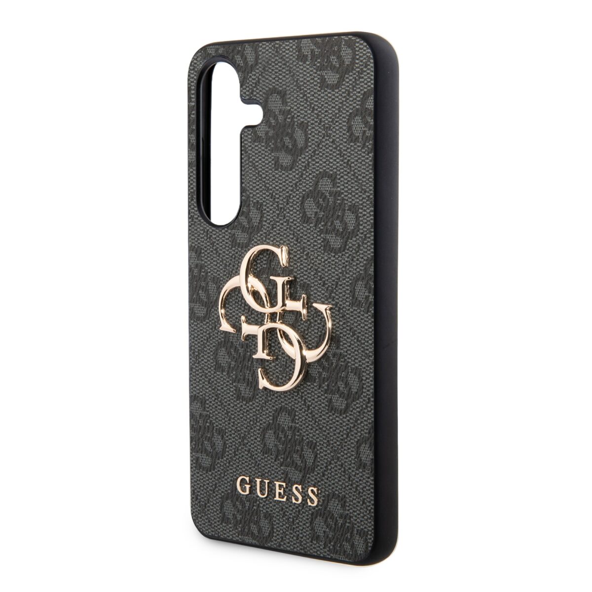 Guess PU 4G Metal Logo Grey Kryt Samsung Galaxy S24