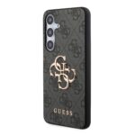 Guess PU 4G Metal Logo Grey Kryt Samsung Galaxy S24 Plus