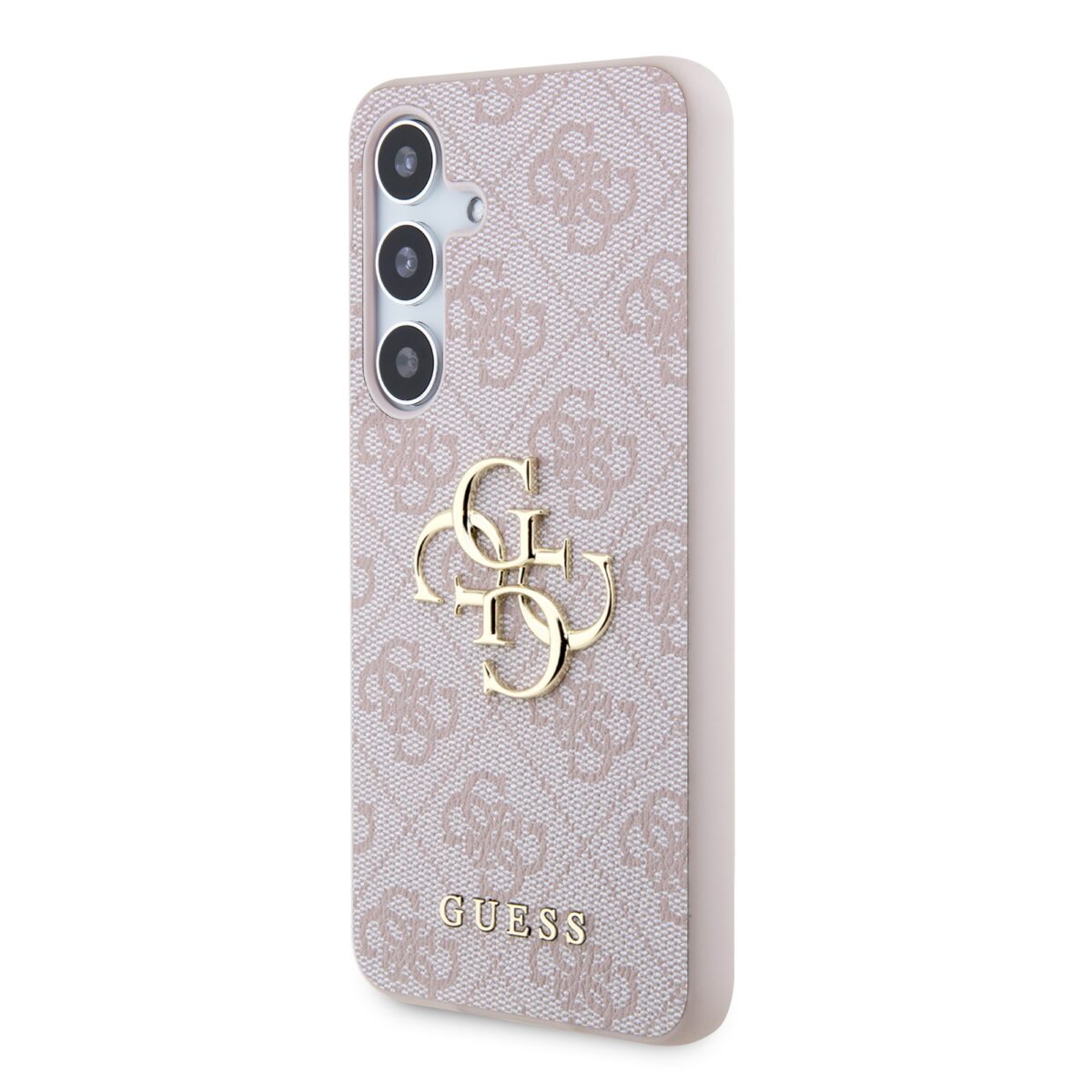 Guess PU 4G Metal Logo Pink Kryt Samsung Galaxy S24