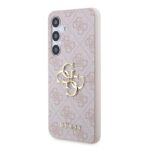 Guess PU 4G Metal Logo Pink Kryt Samsung Galaxy S24