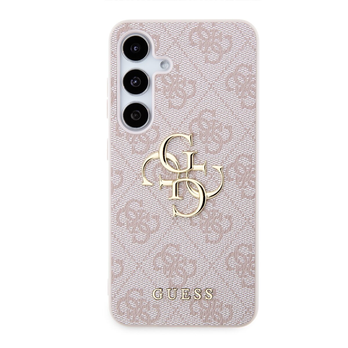 Guess PU 4G Metal Logo Pink Kryt Samsung Galaxy S24