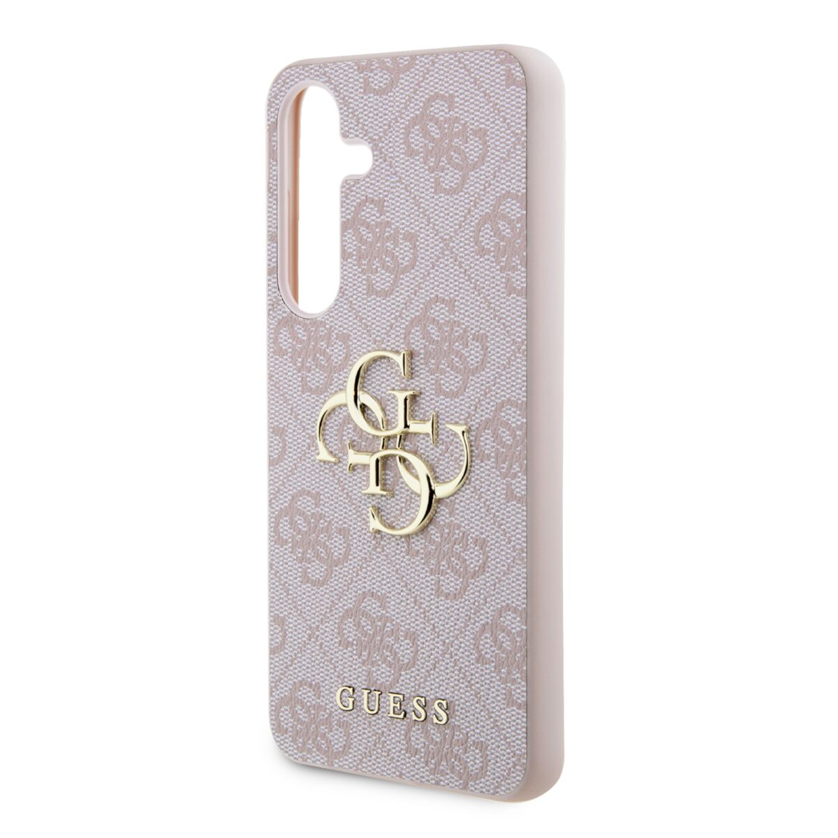 Guess PU 4G Metal Logo Pink Kryt Samsung Galaxy S24