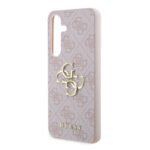 Guess PU 4G Metal Logo Pink Kryt Samsung Galaxy S24
