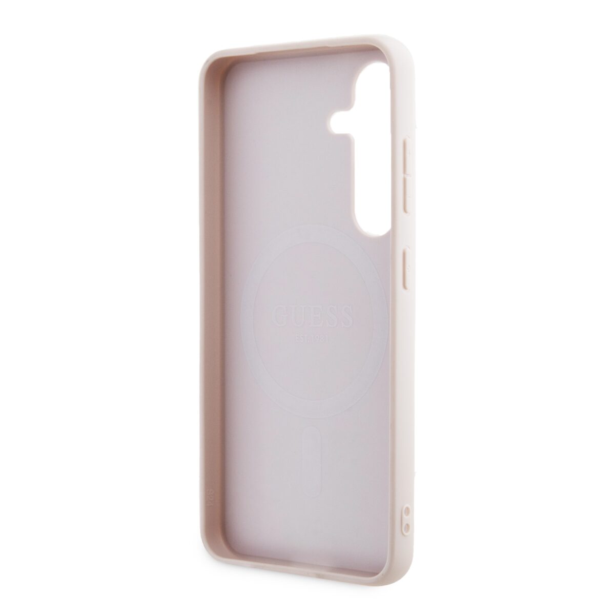 Guess PU 4G Metal Logo Pink Kryt Samsung Galaxy S24
