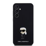 Karl Lagerfeld Liquid Silicone Metal Ikonik Black Kryt Samsung Galaxy S23 Fe