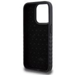 Mercedes MEHCP15L23RCFK Black Hardcase Smooth Leather Kryt iPhone 15 Pro