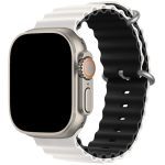Ocean Řemínek Apple Watch SE/11/10/9/8/7/6/5/4/3 (42/41/40/38mm) Black White