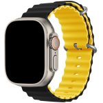 Ocean Řemínek Apple Watch SE/11/10/9/8/7/6/5/4/3 (42/41/40/38mm) Black Yellow