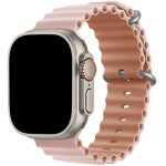 Ocean Řemínek Apple Watch SE/11/10/9/8/7/6/5/4/3 (42/41/40/38mm) Oxford Pink Rose