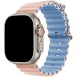 Ocean Řemínek Apple Watch SE/11/10/9/8/7/6/5/4/3 (42/41/40/38mm) Pink Sand Mist Blue