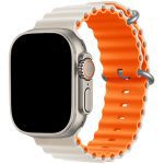 Ocean Řemínek Apple Watch SE/11/10/9/8/7/6/5/4/3 (42/41/40/38mm) Starlight Orange
