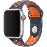 Sport Řemínek Apple Watch SE/11/10/9/8/7/6/5/4/3/Ultra 1/2/3 (44/45/46/49mm) Blue Flame