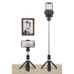 Tech-Protect L01S Bluetooth Selfie Stick Tripod Black