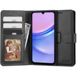 Tech-Protect Wallet Black Kryt Samsung Galaxy A15