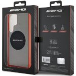 AMG AMHMS24L23HBCK Black Hardcase Transparent Bicolor MagSafe Kryt Samsung Galaxy S24 Ultra