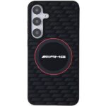 AMG AMHMS24S23SMRK Black Hardcase Silicone Carbon Pattern MagSafe Kryt Samsung Galaxy S24