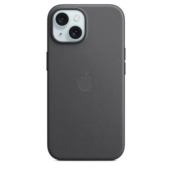 Apple MT393ZM/A FineWoven MagSafe Black Kryt iPhone 15