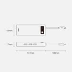 Baseus Hub 9in1 Metal Gleam Series, USB-C to 3x USB 3.0 + HDMI + USB-C PD + Ethernet RJ45 + microSD/SD + VGA