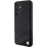 BMW BMHCS24M23RCGPK S926 Black Hardcase Signature Leather Crossing Lines Pattern Kryt Samsung Galaxy S24 Plus