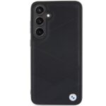 BMW BMHCS24M23RCGPK S926 Black Hardcase Signature Leather Crossing Lines Pattern Kryt Samsung Galaxy S24 Plus