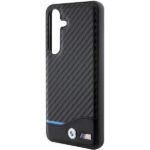 BMW BMHCS24S22NBCK S921 Black Leather Carbon Kryt Samsung Galaxy S24