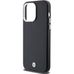 BMW BMHMP15X23PUFWK Black Signature Wrapped Metal MagSafe Kryt iPhone 15 Pro Max