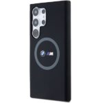 BMW BMHMS24L23SROK Black Hardcase M Silicone Printed Ring MagSafe Kryt Samsung Galaxy S24 Ultra