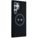 BMW BMHMS24L23SROK Black Hardcase M Silicone Printed Ring MagSafe Kryt Samsung Galaxy S24 Ultra