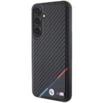 BMW BMHMS24M23PUDTK S926 Black Hardcase Carbom Tricolor Line MagSafe Kryt Samsung Galaxy S24 Plus