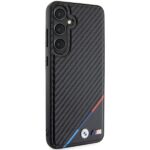 BMW BMHMS24M23PUDTK S926 Black Hardcase Carbom Tricolor Line MagSafe Kryt Samsung Galaxy S24 Plus