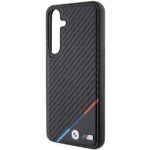 BMW BMHMS24M23PUDTK S926 Black Hardcase Carbom Tricolor Line MagSafe Kryt Samsung Galaxy S24 Plus