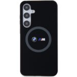 BMW BMHMS24M23SROK Black Hardcase M Silicone Printed Ring MagSafe Kryt Samsung Galaxy S24 Plus