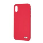 BMW HardCase BMHCPXMSILRE Red Silicone M Collection Kryt iPhone XS/X