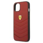 Ferrari FEHCP13SRQUR Red HardCase Off Track Quilted Kryt iPhone 13 Mini