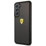 Ferrari FEHCS22MFCAK Black HardCase On Track Real Carbon Kryt Samsung Galaxy S22 Plus