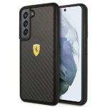 Ferrari FEHCS22MFCAK Black HardCase On Track Real Carbon Kryt Samsung Galaxy S22 Plus