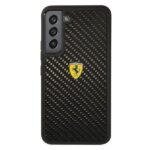 Ferrari FEHCS22MFCAK Black HardCase On Track Real Carbon Kryt Samsung Galaxy S22 Plus