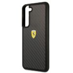 Ferrari FEHCS22MFCAK Black HardCase On Track Real Carbon Kryt Samsung Galaxy S22 Plus