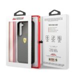 Ferrari FEHCS22MFCAK Black HardCase On Track Real Carbon Kryt Samsung Galaxy S22 Plus