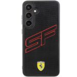 Ferrari FEHCS24MPINK Black HardCase Big SF Perforated Kryt Samsung Galaxy S24 Plus