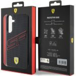 Ferrari FEHCS24MPINK Black HardCase Big SF Perforated Kryt Samsung Galaxy S24 Plus