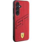 Ferrari FEHCS24MPINR Red HardCase Big SF Perforated Kryt Samsung Galaxy S24 Plus
